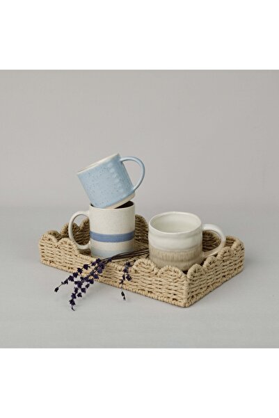 Linens Cordelia Seramik 340 ml Kupa Mavi