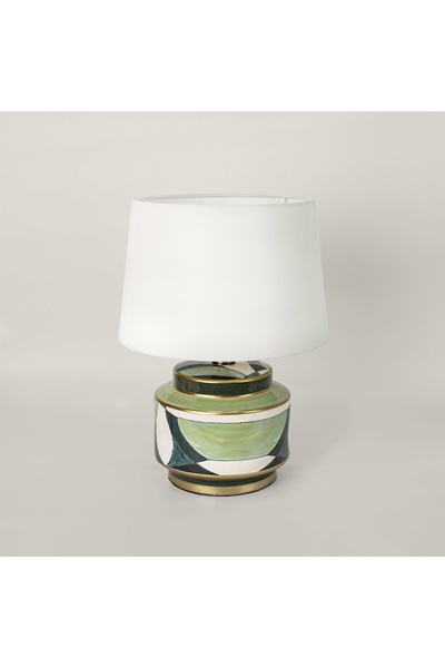 Linens Florian Porselen 34x34x45 cm Abajur