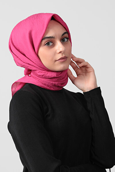 ipekistanbul Μεταξωτό Κασκόλ Καθημερινό 100x100 εκ. - Φούξια