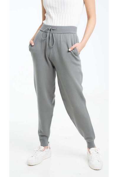 DALYDRESS بنطلون سادة عالي الخصر