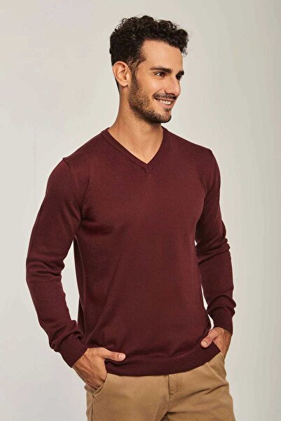 DALYDRESS Mens Solid High-Neck Sweater
