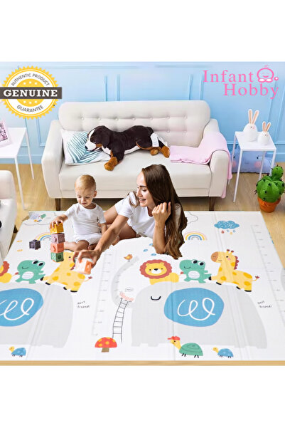 İnfant Hobby Happy Day`s Premium Çift Taraflı Katlanabilir Oyun Matı ( ÖZEL TAŞIMA ÇANTALI)