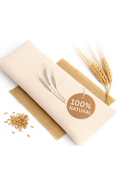 Strauss Çavdar Yastığı 50x20 cm – Mikrodalga Uyumlu Doğal Çavdar Dolgulu, Rah...
