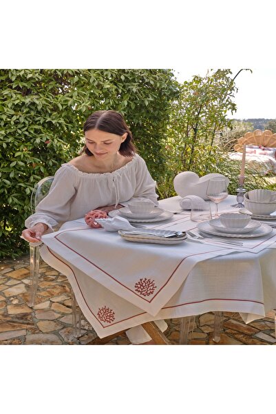 Linens Coral 3'lü 435 ml Kadeh Somon