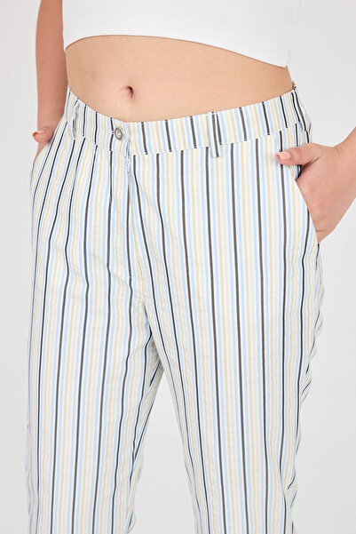 test Cotton and polyester pants for women