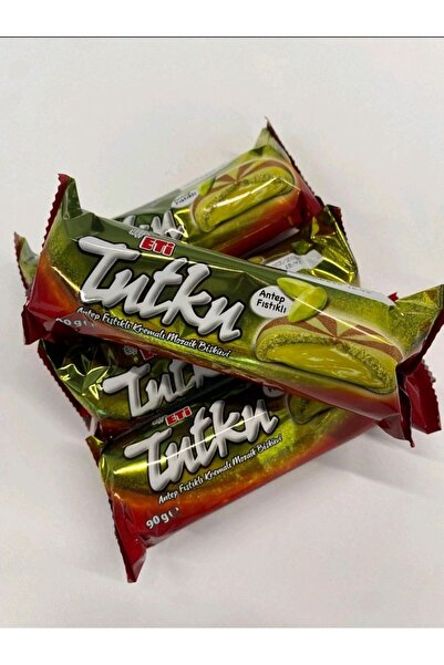 Eti Tutku Pistachio Cream Biscuits 90 Gr X 6 Pieces