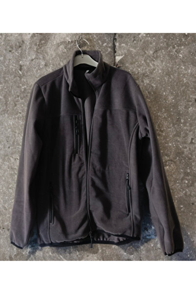 Ervo Reklam kışlık kalın polar mont 3 çepli çepli fermuarlı yıkamada tüylenme yapmaz