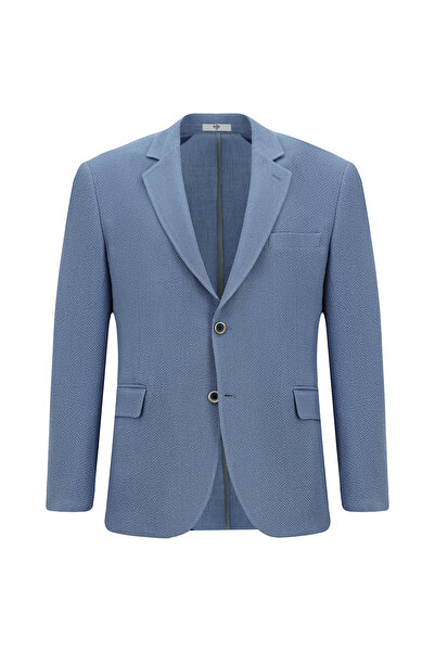 Kiğılı Jachetă Regular Fit din seersucker simplu