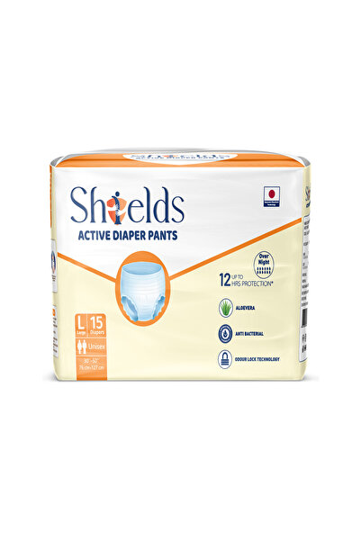 SHIELDS حفاضات نشطة للبالغين، سراويل قابلة للسحب، فائقة الامتصاص، مانعة للتسر...