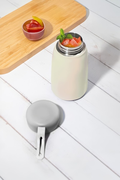 Weather Forecast White 304 Steel 360 ml Baby Food Storage Container Thermos Mug Cin842By