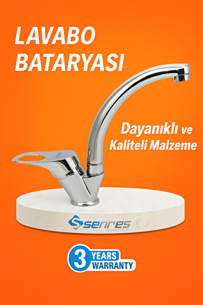 ŞENPRES LAVABO BATARYASI KISA KUĞU MİX AÇ-KAPA