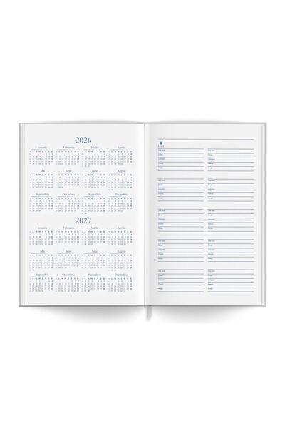 Libra Agenda A5 Daily Dated 2026, Red Balacron Cover