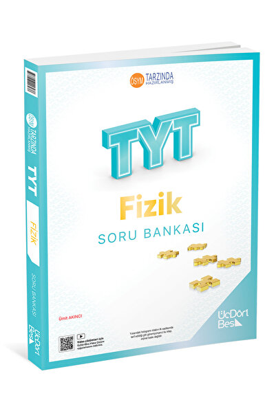 Üç Dört Beş Yayıncılık 345 Yayınları TYT Fizik Soru Bankası - Yeni Nesil Güncel Müfredat