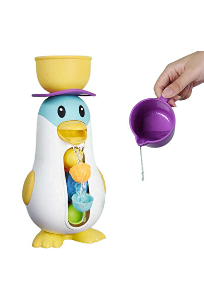 OEM Interactive Bath Toy for Babies, Water Mill in Penguin Shape, 2+ Years