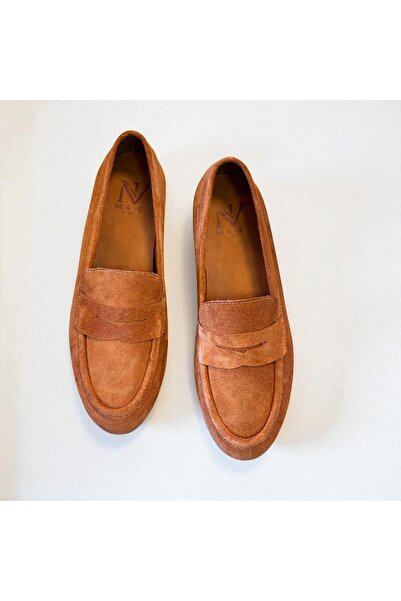 NE&VE SHOES Дамски мокасини от естествена кожа Taba Suede