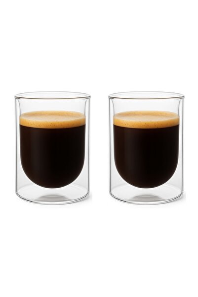 Atlas Mutfak Double Skin Glass, Coffee, Latte, Espresso, Soft Drink 250 ml Gl...