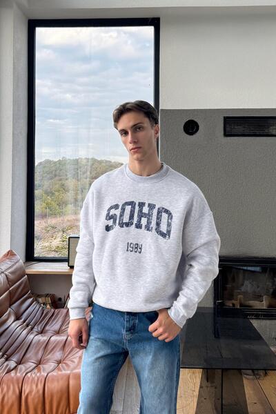 Flaw Wear Soho Baskılı Sweat Gri