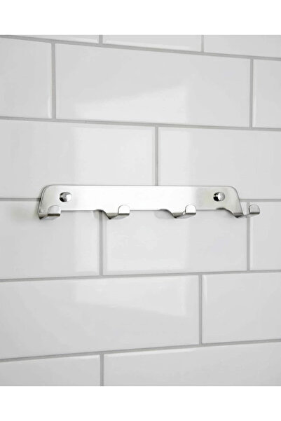 ardini ASKILIK 4 LÜ YAPIŞKANLI VE VİDALI 1,2MM SS201 PASLANMAZ ÇELİK RENK KROM