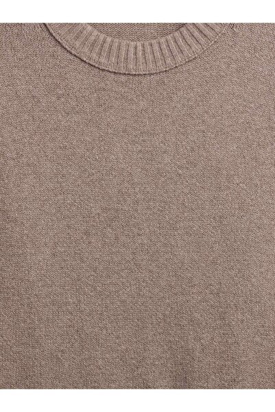 GAP Kadın Açık Pembe CashSoft Relaxed Crewneck Kazak