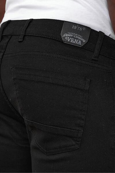 VENA Παντελόνι Teos Black Skinny Jean - Μαύρο