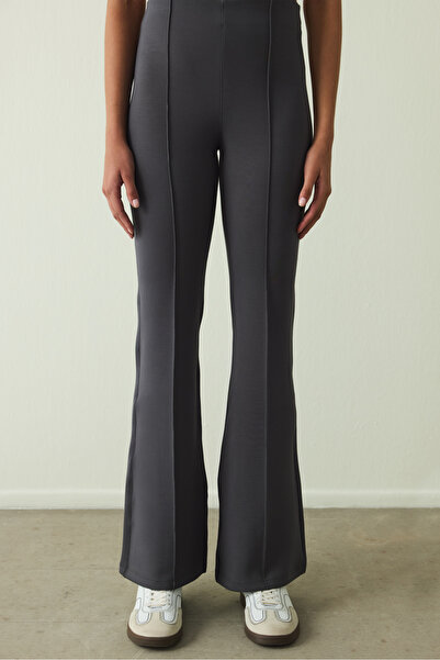 Penti Antrasit Modal Yüksek Bel İspanyol Paça Pantolon