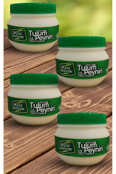 Ak-pa Şavak Akpa Şavak 4'lü Gurme Tulum Peyniri (4x380 gr) – Yöresel, Doğal v...