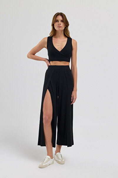 Simple Co. Soft Skin Touch Aera Slit Pants