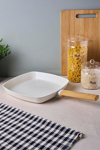 Perotti Danish Cook Beige Induction Base Grill Pan 25 cm