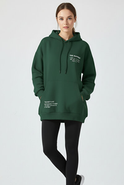 UNCİA OUTDOORS Kapüşonlu Oversize Unisex Sweatshirt