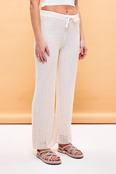 VENA Lolita Knitwear Pants-Bone