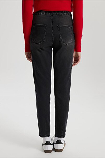 VENA Norah Black Women's Jeans - Elastic Waist (Lyocell) ™