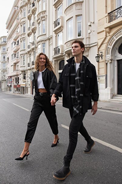 VENA Παντελόνι Teos Black Skinny Jean - Μαύρο