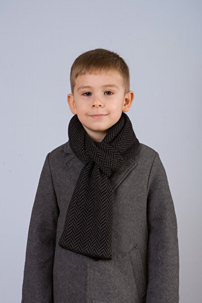 Sebir Moda Tricotaj cu model în dungi pentru copii (5-10 ani, 30x140cm)