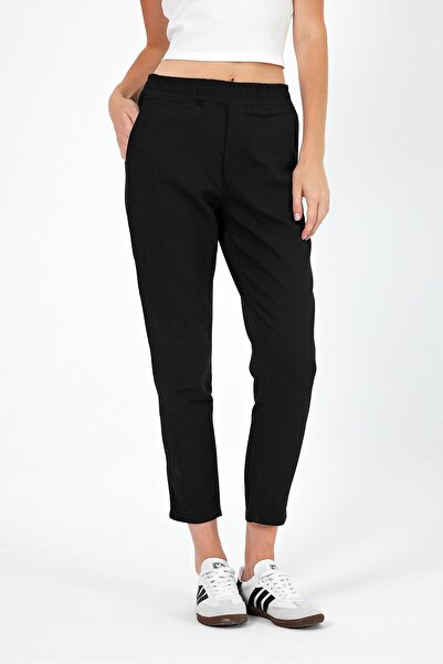 VENA Alian Buy Elastic Smart Pants-Black