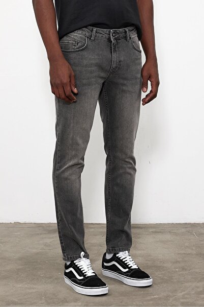 VENA Edward Anthracite Slim Straight Jean Παντελόνι - Ανθρακίτη
