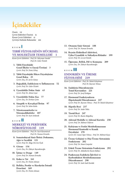 Güneş Tıp Kitabevleri Ganong'un Tıbbi Fizyolojisi Sınava Hazırlık Ve Tekrar