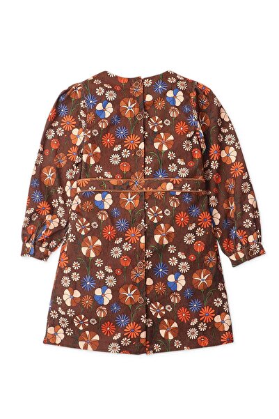 Gingersnaps Girls' Floral Dress with Front Pockets