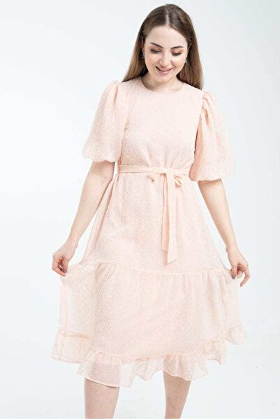 Nichii Short Sleeve Butterfly Midi Dress