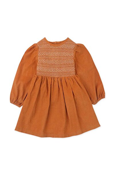 Gingersnaps Short Girls' Baby Dress with Chest Pattern