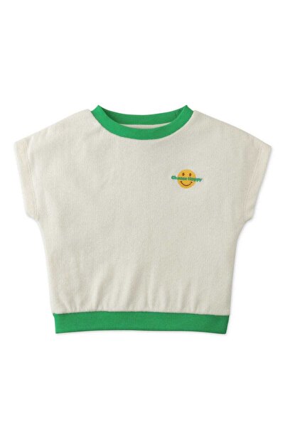 Gingersnaps Girls' Smiley Short Sleeve T-Shirt