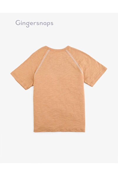 Gingersnaps Boys' Short Sleeve T-Shirt with Round Neck and Light Print