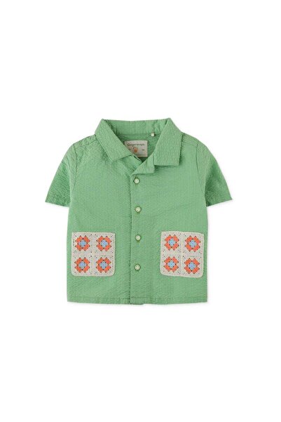 Gingersnaps Baby Boys' Polo Shirt with Unique Side Embroidery