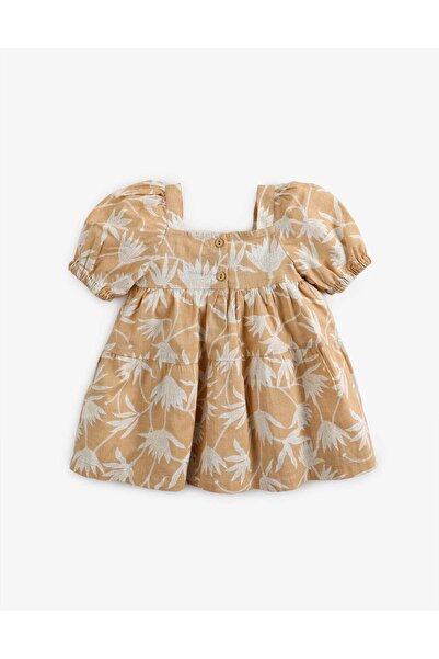 Gingersnaps Short Floral Dress with Short Sleeves for Baby Girls