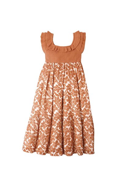 Gingersnaps Girls' Layered Shoulder Dress