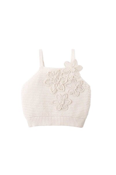 Gingersnaps بلوزة رضاعة مكشكشة للبنات مع شريط مطاطي وأشرطة