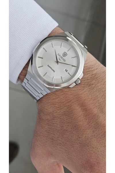 Raymond Rym-611505M Slim Men's Watch - Steel Case and Strap - 2 Years Warranty Ss-W