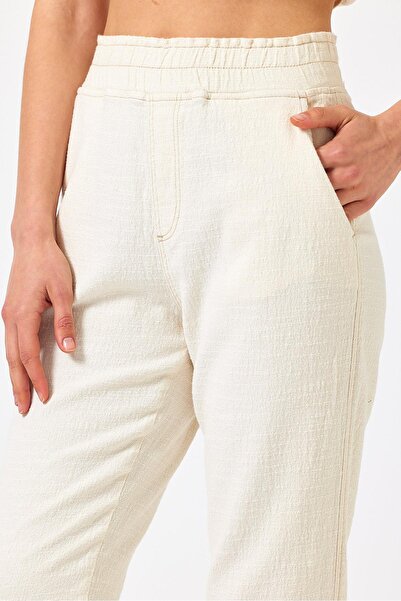 VENA Πολύχρωμο ψηλόμεσο παντελόνι Jogger Marla-Natural