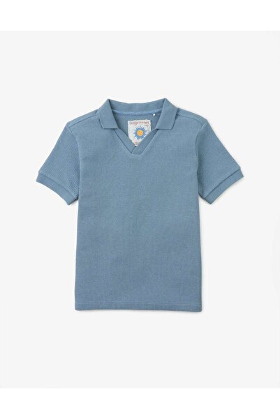 Gingersnaps Solid Short Sleeve Ribbed T-Shirt for Boys