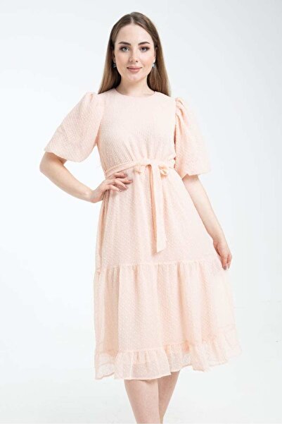 Nichii Short Sleeve Butterfly Midi Dress
