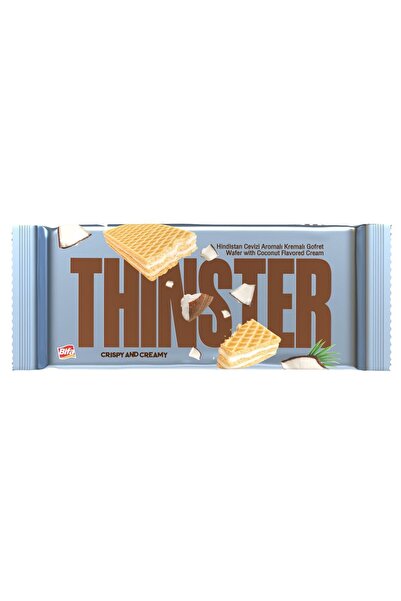 Thinster Hindistan Cevizli Kremalı Gofret 55 gr x 4 adet